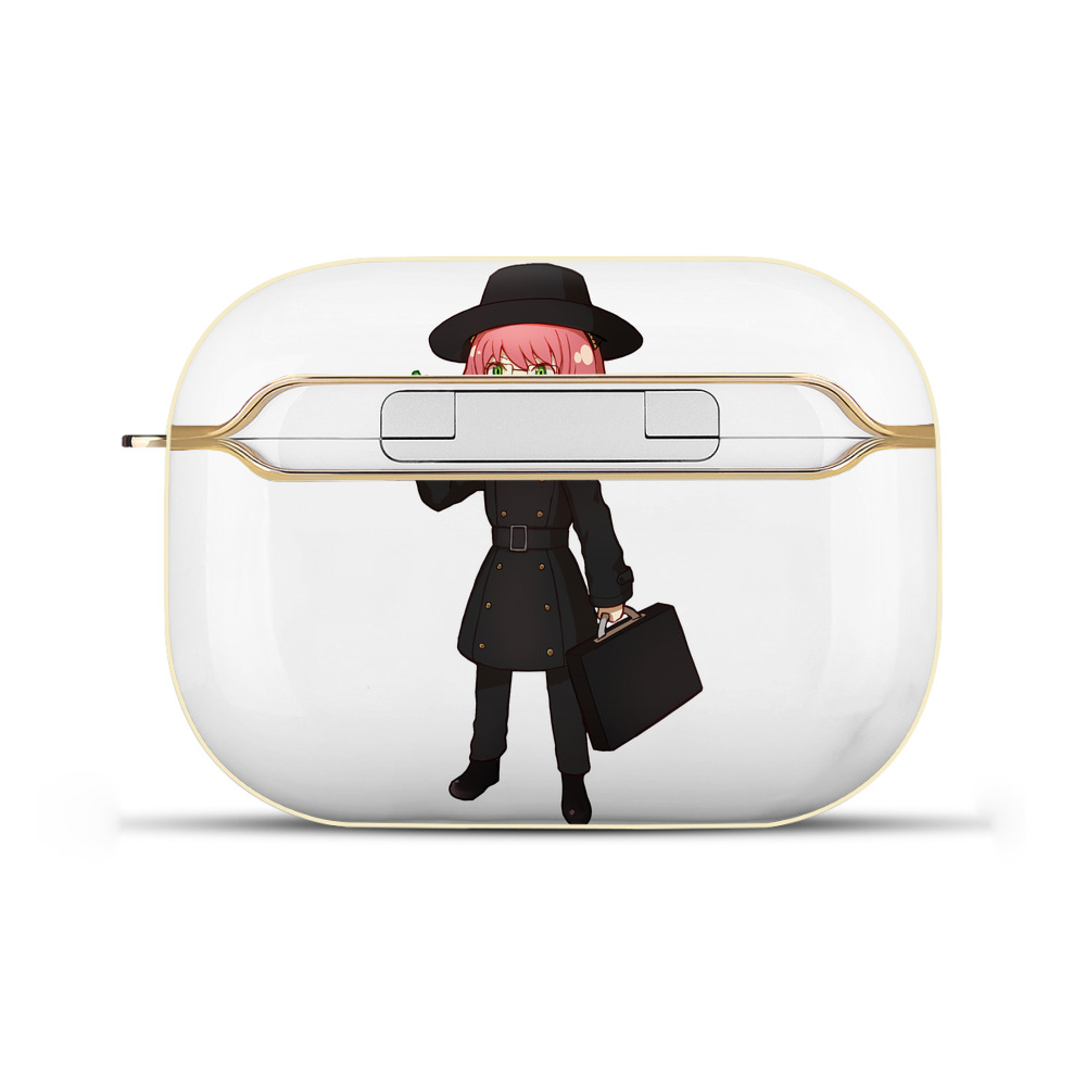 （画像用） SPY×FAMILY间谍家家酒 【AirPods Pro用】ハードシェル保護ケース｜耐衝撃・防指紋・カラビナ付き商品仕様