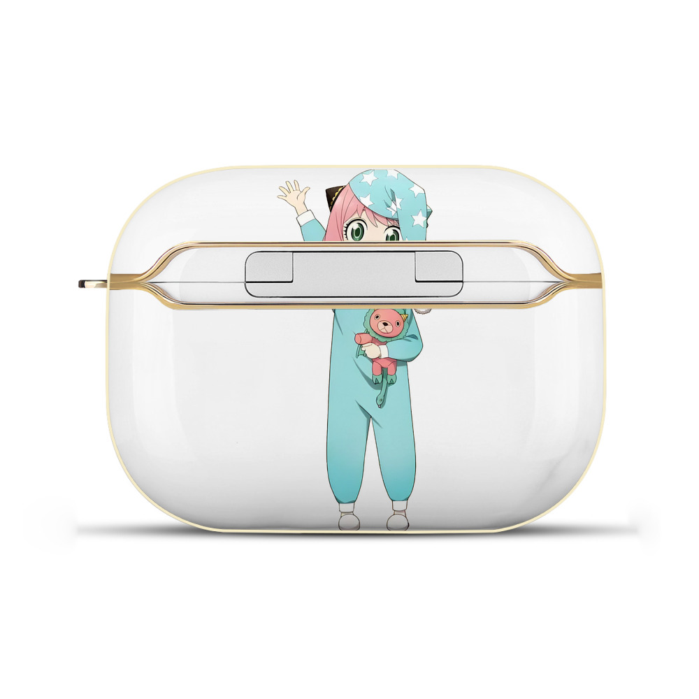 （画像用） SPY×FAMILY间谍家家酒 【AirPods Pro用】ハードシェル保護ケース｜耐衝撃・防指紋・カラビナ付き商品仕様