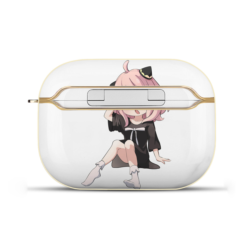 （画像用） SPY×FAMILY间谍家家酒 【AirPods Pro用】ハードシェル保護ケース｜耐衝撃・防指紋・カラビナ付き商品仕様