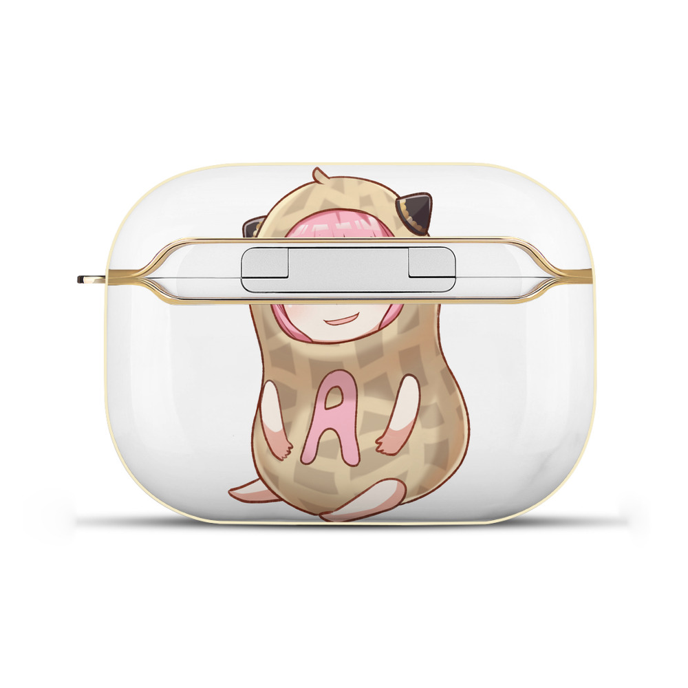 （画像用） SPY×FAMILY间谍家家酒 【AirPods Pro用】ハードシェル保護ケース｜耐衝撃・防指紋・カラビナ付き商品仕様
