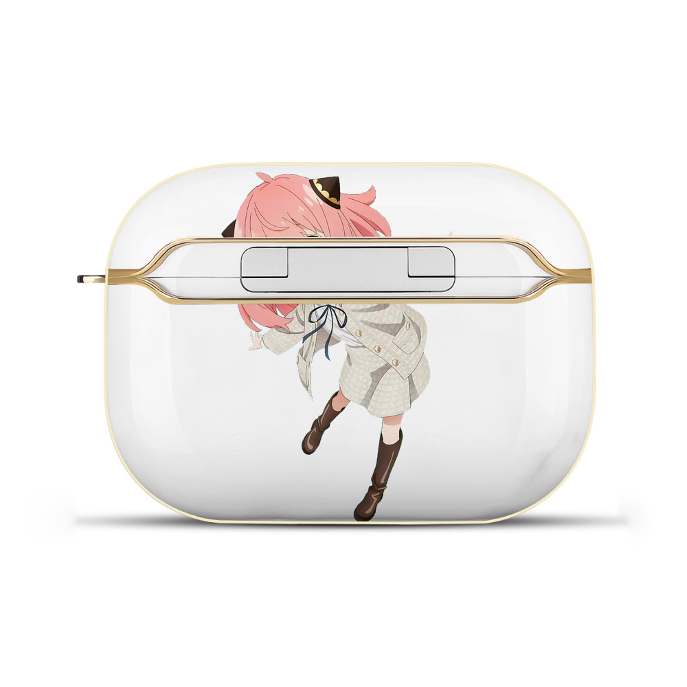 （画像用） SPY×FAMILY间谍家家酒 【AirPods Pro用】ハードシェル保護ケース｜耐衝撃・防指紋・カラビナ付き商品仕様