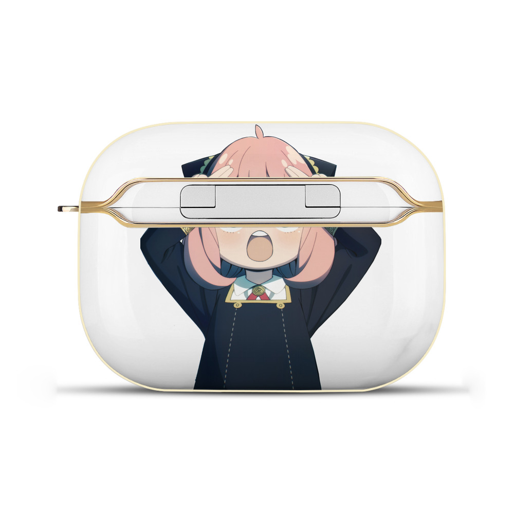 （画像用） SPY×FAMILY间谍家家酒 【AirPods Pro用】ハードシェル保護ケース｜耐衝撃・防指紋・カラビナ付き商品仕様