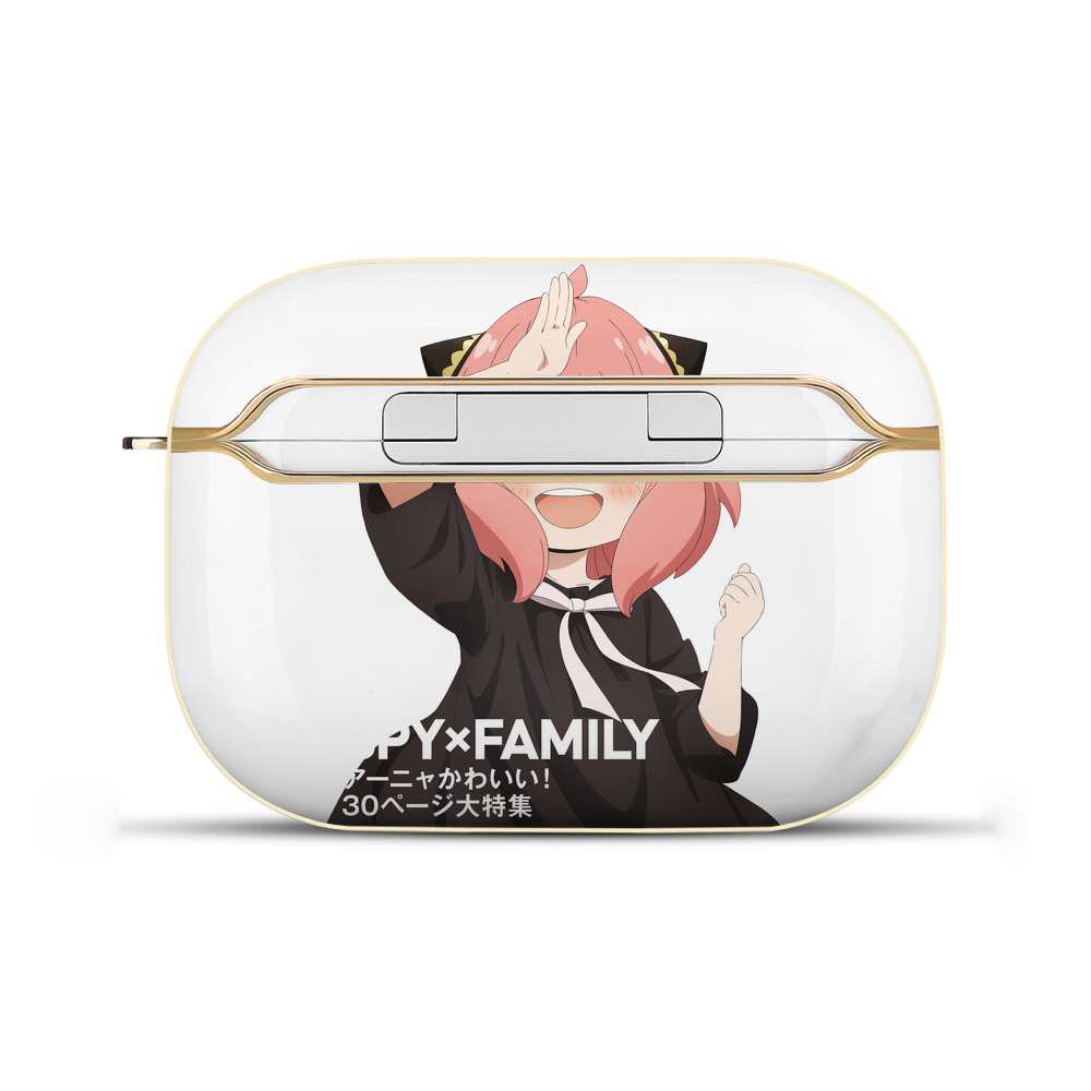 （画像用） SPY×FAMILY间谍家家酒 【AirPods Pro用】ハードシェル保護ケース｜耐衝撃・防指紋・カラビナ付き商品仕様