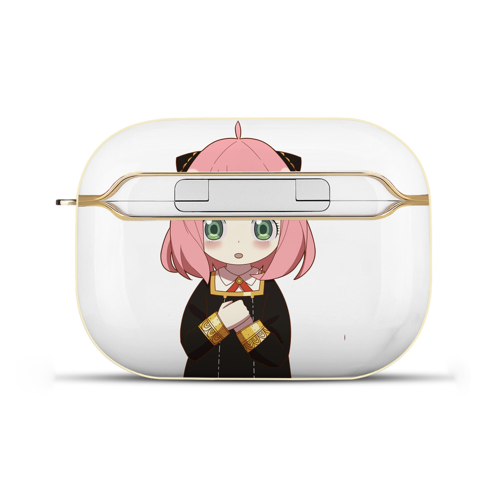 （画像用） SPY×FAMILY间谍家家酒 【AirPods Pro用】ハードシェル保護ケース｜耐衝撃・防指紋・カラビナ付き商品仕様