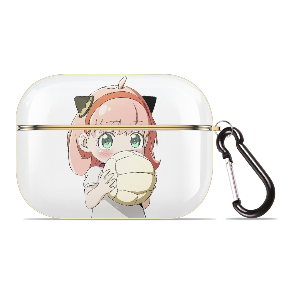 （画像用） SPY×FAMILY间谍家家酒 【AirPods Pro用】ハードシェル保護ケース｜耐衝撃・防指紋・カラビナ付き商品仕様