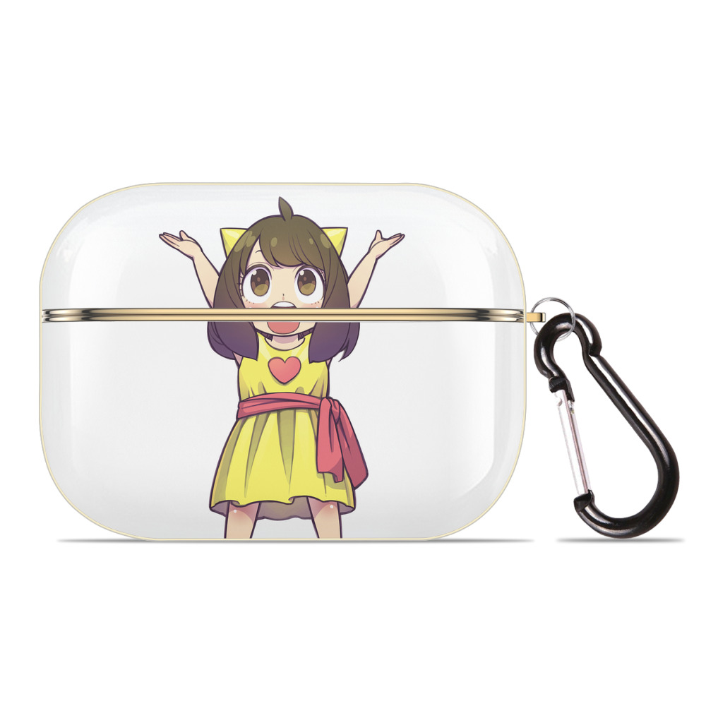（画像用） SPY×FAMILY间谍家家酒 【AirPods Pro用】ハードシェル保護ケース｜耐衝撃・防指紋・カラビナ付き商品仕様