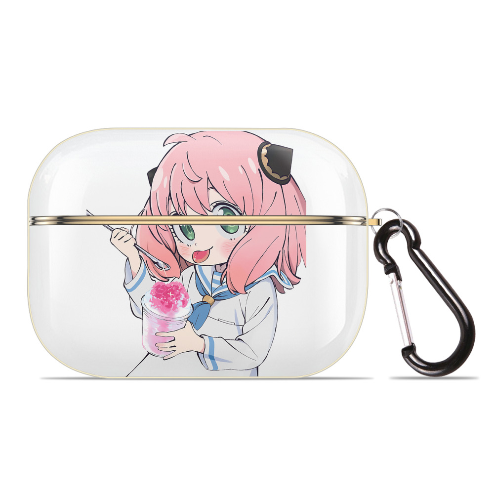 （画像用） SPY×FAMILY间谍家家酒 【AirPods Pro用】ハードシェル保護ケース｜耐衝撃・防指紋・カラビナ付き商品仕様