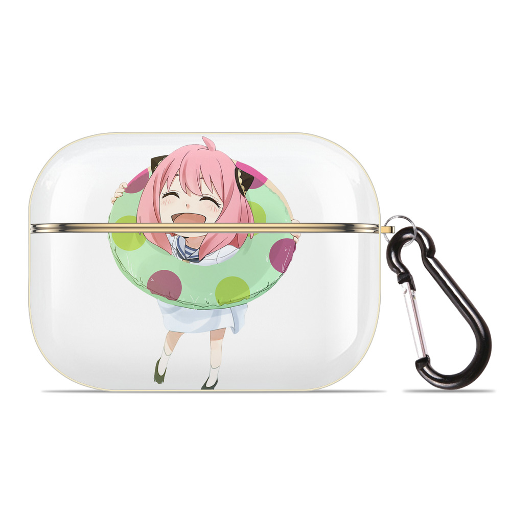 （画像用） SPY×FAMILY间谍家家酒 【AirPods Pro用】ハードシェル保護ケース｜耐衝撃・防指紋・カラビナ付き商品仕様