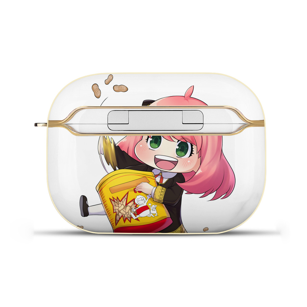 （画像用） SPY×FAMILY间谍家家酒 【AirPods Pro用】ハードシェル保護ケース｜耐衝撃・防指紋・カラビナ付き商品仕様