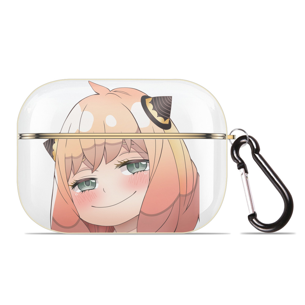 （画像用） SPY×FAMILY间谍家家酒 【AirPods Pro用】ハードシェル保護ケース｜耐衝撃・防指紋・カラビナ付き商品仕様