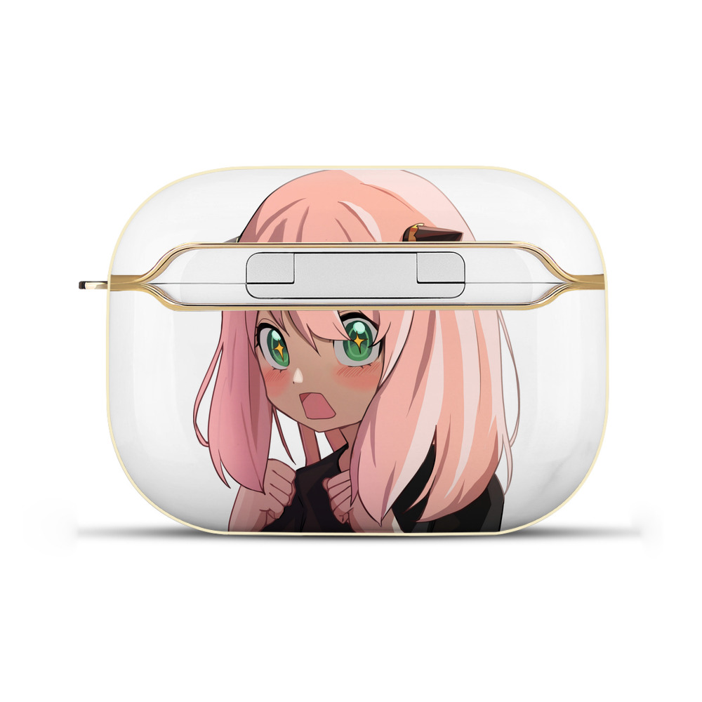 （画像用） SPY×FAMILY间谍家家酒 【AirPods Pro用】ハードシェル保護ケース｜耐衝撃・防指紋・カラビナ付き商品仕様