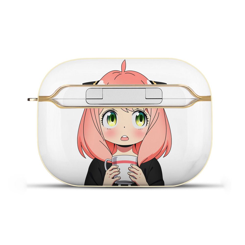 （画像用） SPY×FAMILY间谍家家酒 【AirPods Pro用】ハードシェル保護ケース｜耐衝撃・防指紋・カラビナ付き商品仕様