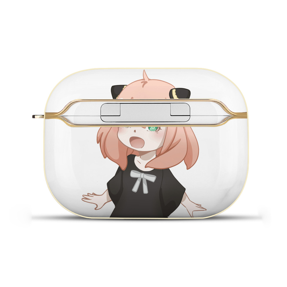 （画像用） SPY×FAMILY间谍家家酒 【AirPods Pro用】ハードシェル保護ケース｜耐衝撃・防指紋・カラビナ付き商品仕様