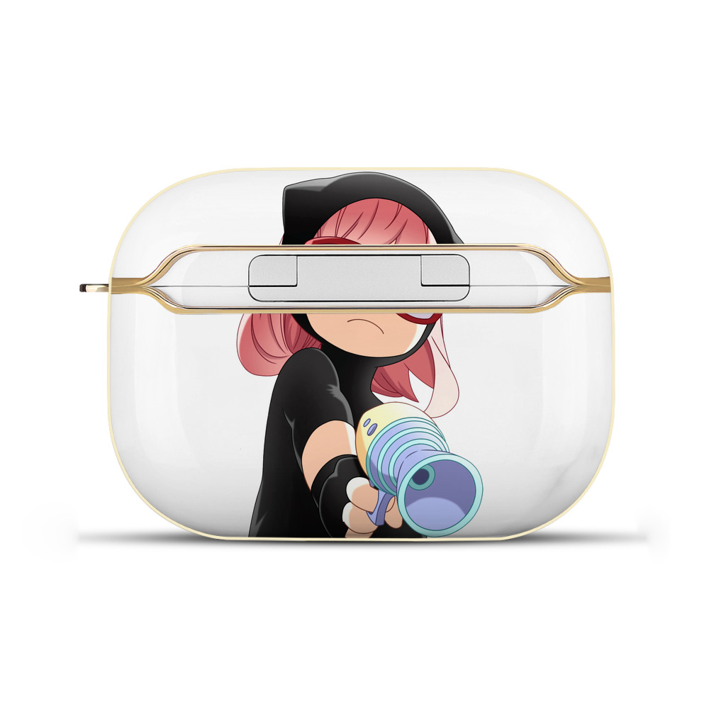 （画像用） SPY×FAMILY间谍家家酒 【AirPods Pro用】ハードシェル保護ケース｜耐衝撃・防指紋・カラビナ付き商品仕様