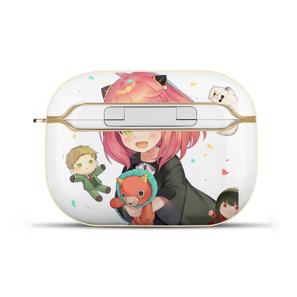 （画像用） SPY×FAMILY间谍家家酒 【AirPods Pro用】ハードシェル保護ケース｜耐衝撃・防指紋・カラビナ付き商品仕様