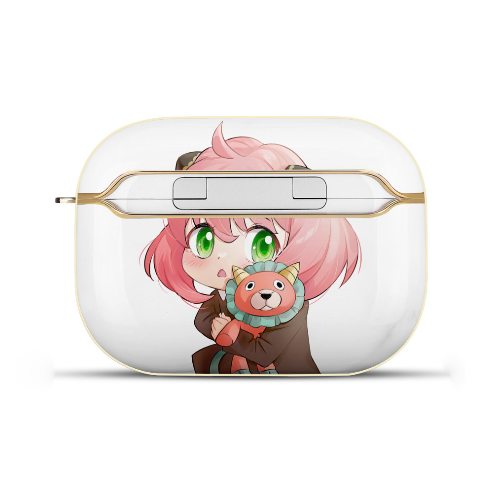 （画像用） SPY×FAMILY间谍家家酒 【AirPods Pro用】ハードシェル保護ケース｜耐衝撃・防指紋・カラビナ付き商品仕様