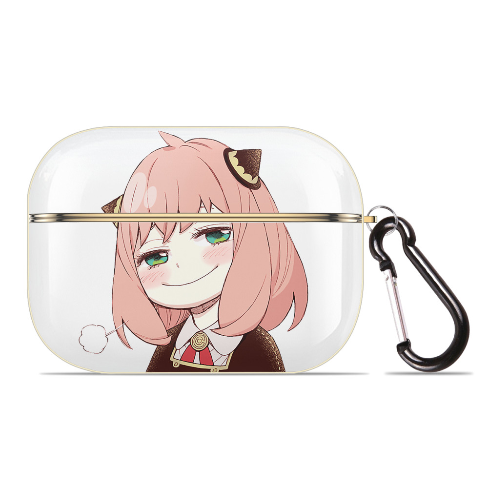 （画像用） SPY×FAMILY间谍家家酒 【AirPods Pro用】ハードシェル保護ケース｜耐衝撃・防指紋・カラビナ付き商品仕様