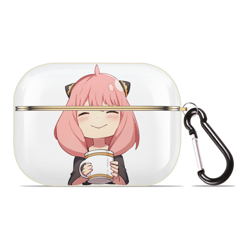 （画像用） SPY×FAMILY间谍家家酒 【AirPods Pro用】ハードシェル保護ケース｜耐衝撃・防指紋・カラビナ付き商品仕様