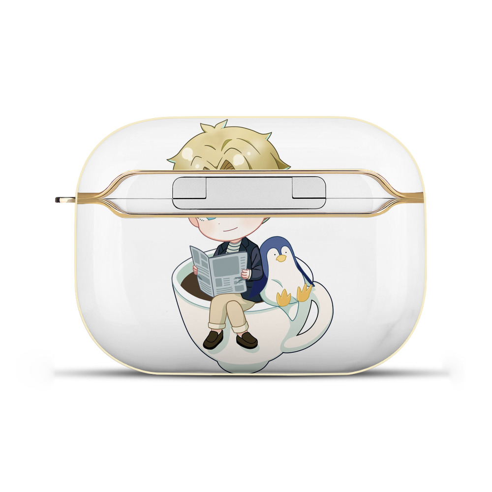 （画像用） SPY×FAMILY间谍家家酒 【AirPods Pro用】ハードシェル保護ケース｜耐衝撃・防指紋・カラビナ付き商品仕様