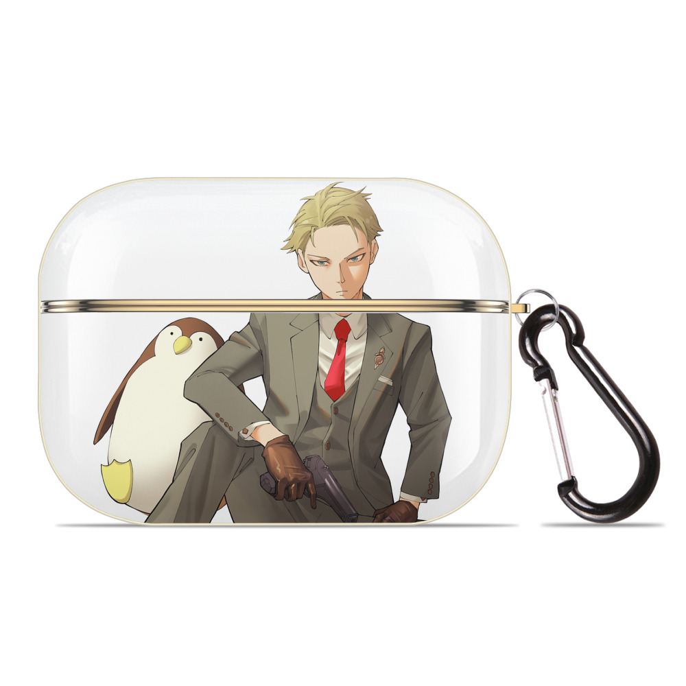 （画像用） SPY×FAMILY间谍家家酒 【AirPods Pro用】ハードシェル保護ケース｜耐衝撃・防指紋・カラビナ付き商品仕様