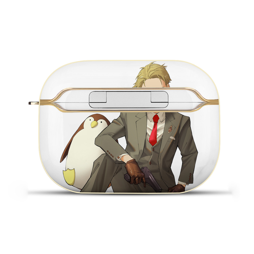 （画像用） SPY×FAMILY间谍家家酒 【AirPods Pro用】ハードシェル保護ケース｜耐衝撃・防指紋・カラビナ付き商品仕様