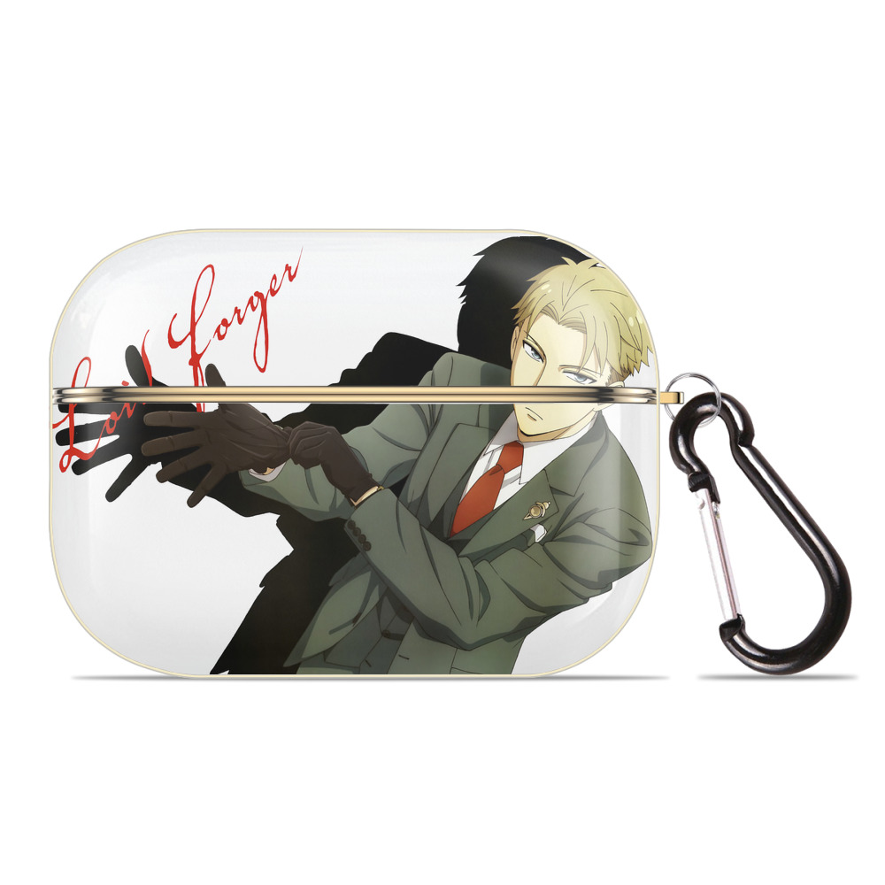 （画像用） SPY×FAMILY间谍家家酒 【AirPods Pro用】ハードシェル保護ケース｜耐衝撃・防指紋・カラビナ付き商品仕様