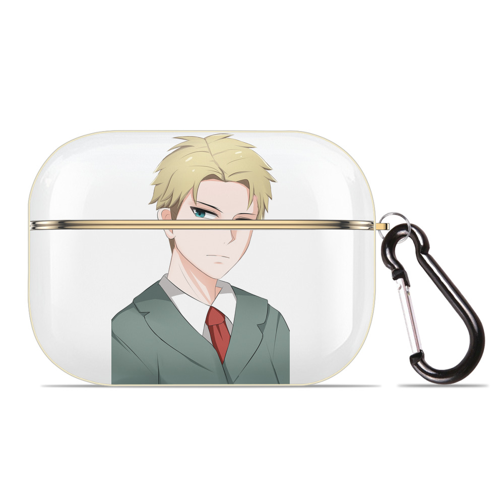 （画像用） SPY×FAMILY间谍家家酒 【AirPods Pro用】ハードシェル保護ケース｜耐衝撃・防指紋・カラビナ付き商品仕様