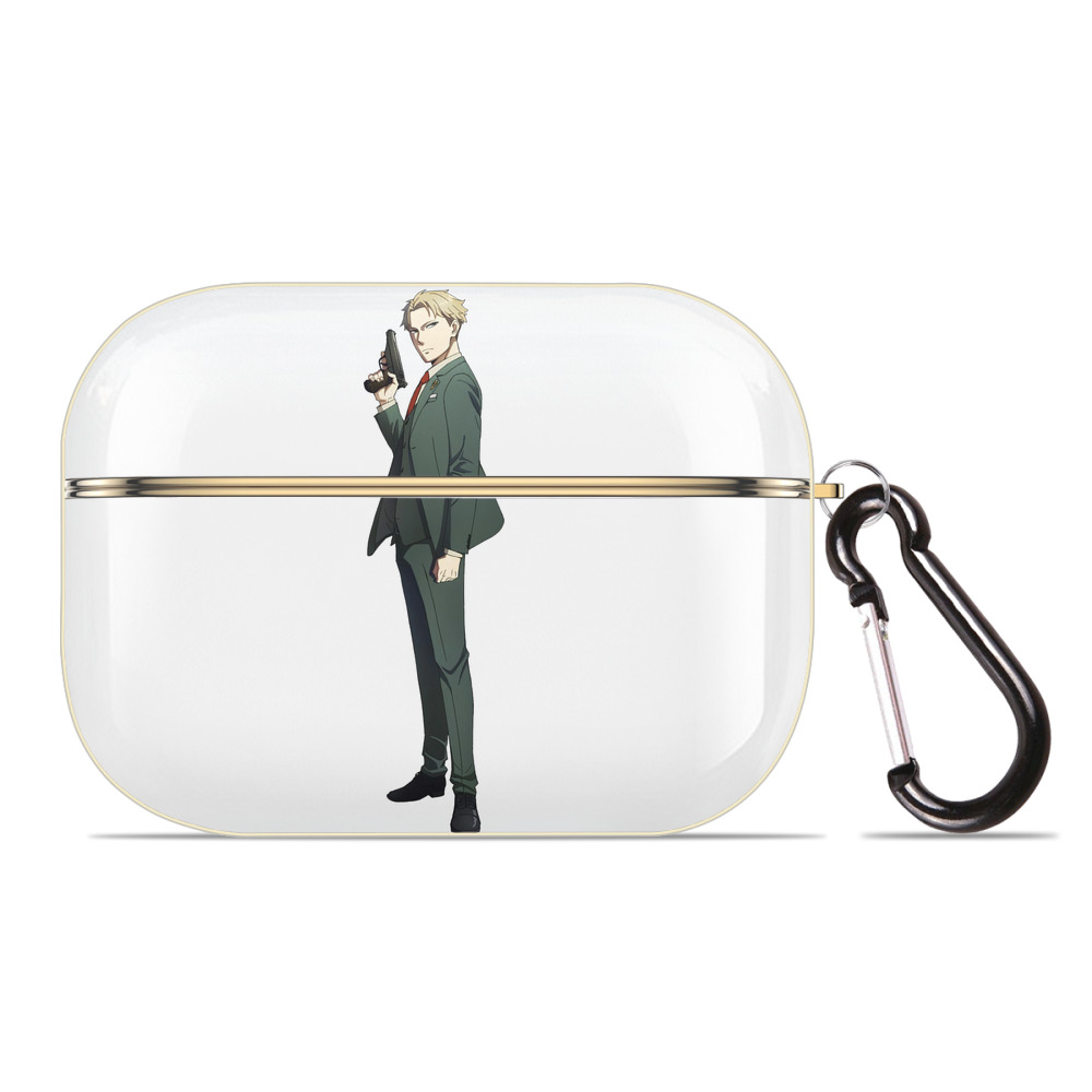 （画像用） SPY×FAMILY间谍家家酒 【AirPods Pro用】ハードシェル保護ケース｜耐衝撃・防指紋・カラビナ付き商品仕様