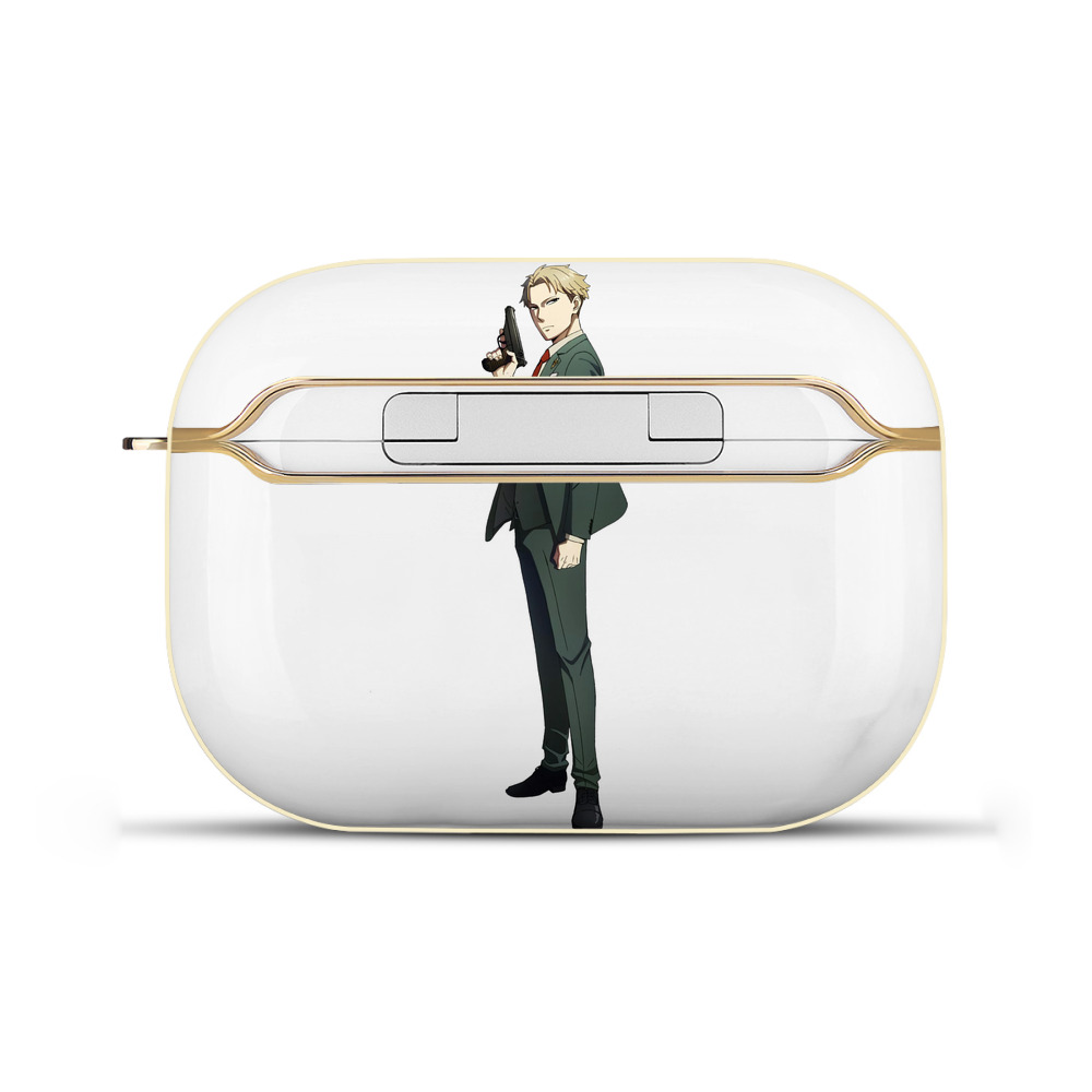 （画像用） SPY×FAMILY间谍家家酒 【AirPods Pro用】ハードシェル保護ケース｜耐衝撃・防指紋・カラビナ付き商品仕様