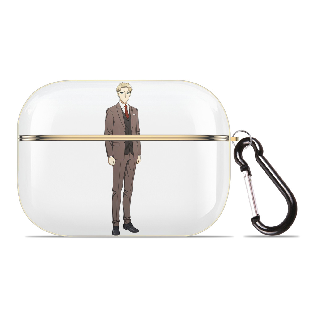 （画像用） SPY×FAMILY间谍家家酒 【AirPods Pro用】ハードシェル保護ケース｜耐衝撃・防指紋・カラビナ付き商品仕様