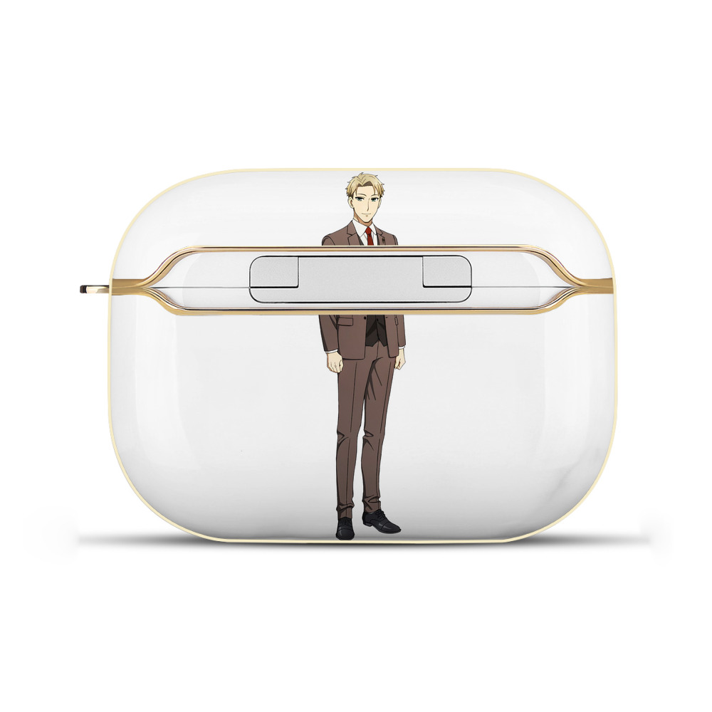 （画像用） SPY×FAMILY间谍家家酒 【AirPods Pro用】ハードシェル保護ケース｜耐衝撃・防指紋・カラビナ付き商品仕様