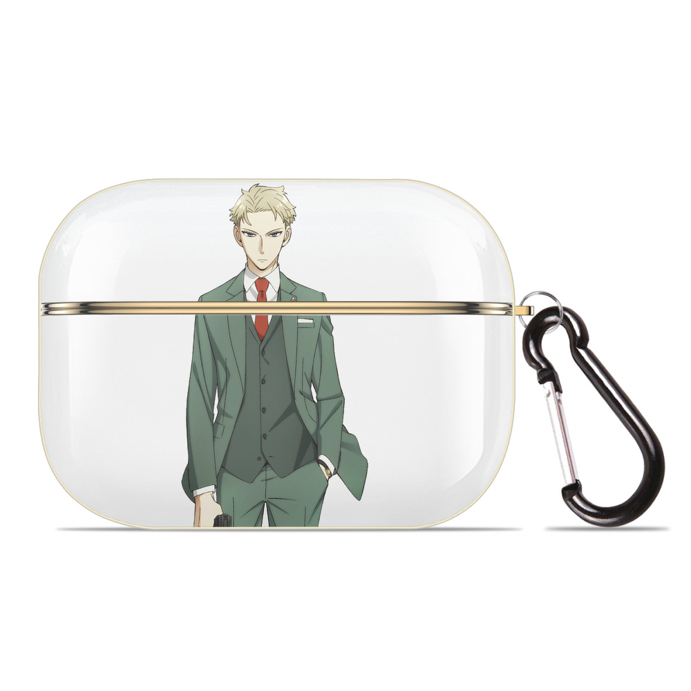 （画像用） SPY×FAMILY间谍家家酒 【AirPods Pro用】ハードシェル保護ケース｜耐衝撃・防指紋・カラビナ付き商品仕様