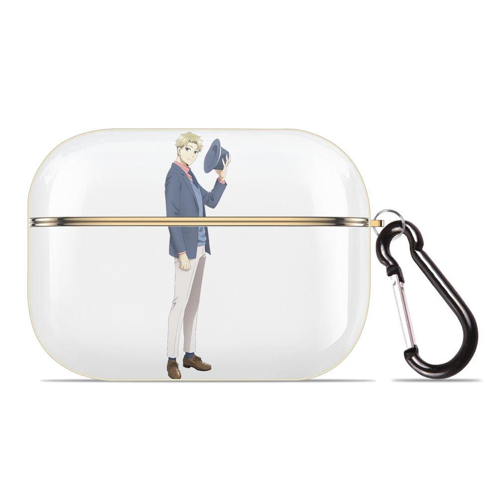 （画像用） SPY×FAMILY间谍家家酒 【AirPods Pro用】ハードシェル保護ケース｜耐衝撃・防指紋・カラビナ付き商品仕様