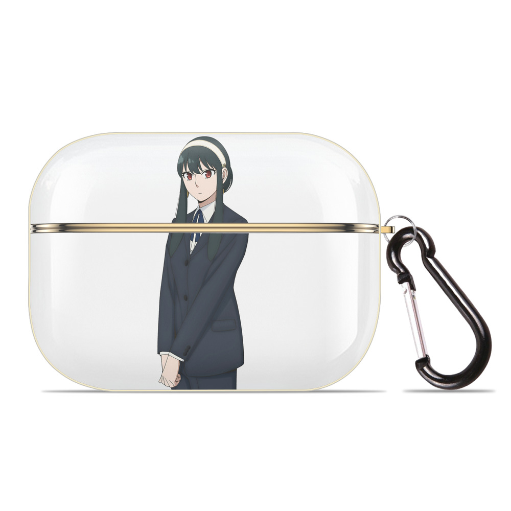 （画像用） SPY×FAMILY间谍家家酒 【AirPods Pro用】ハードシェル保護ケース｜耐衝撃・防指紋・カラビナ付き商品仕様