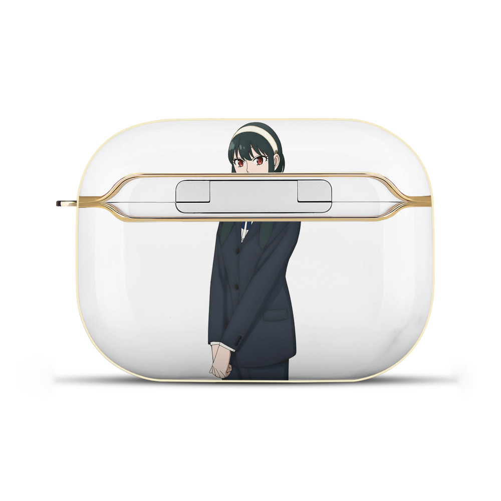（画像用） SPY×FAMILY间谍家家酒 【AirPods Pro用】ハードシェル保護ケース｜耐衝撃・防指紋・カラビナ付き商品仕様