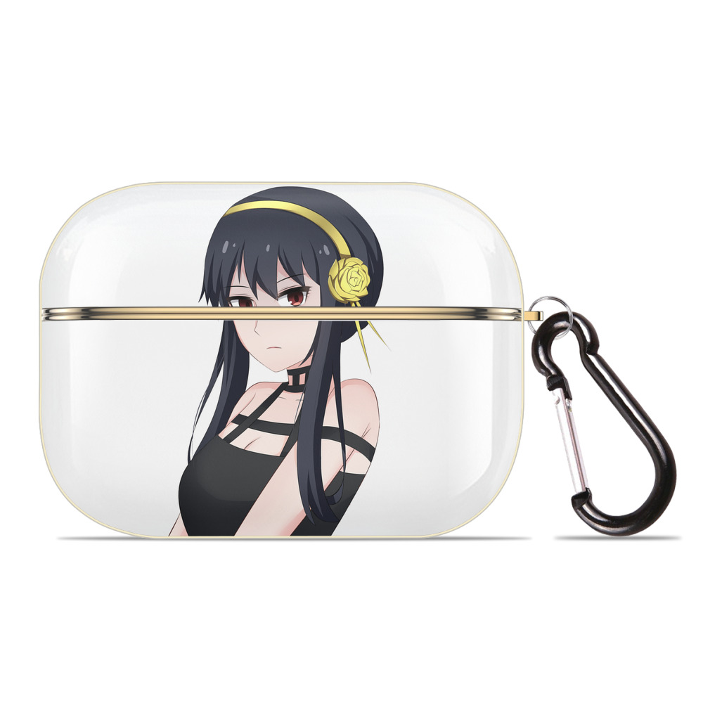 （画像用） SPY×FAMILY间谍家家酒 【AirPods Pro用】ハードシェル保護ケース｜耐衝撃・防指紋・カラビナ付き商品仕様