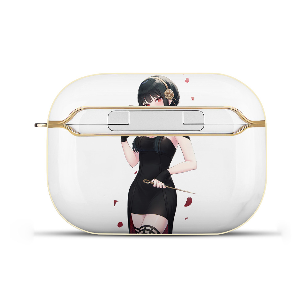 （画像用） SPY×FAMILY间谍家家酒 【AirPods Pro用】ハードシェル保護ケース｜耐衝撃・防指紋・カラビナ付き商品仕様