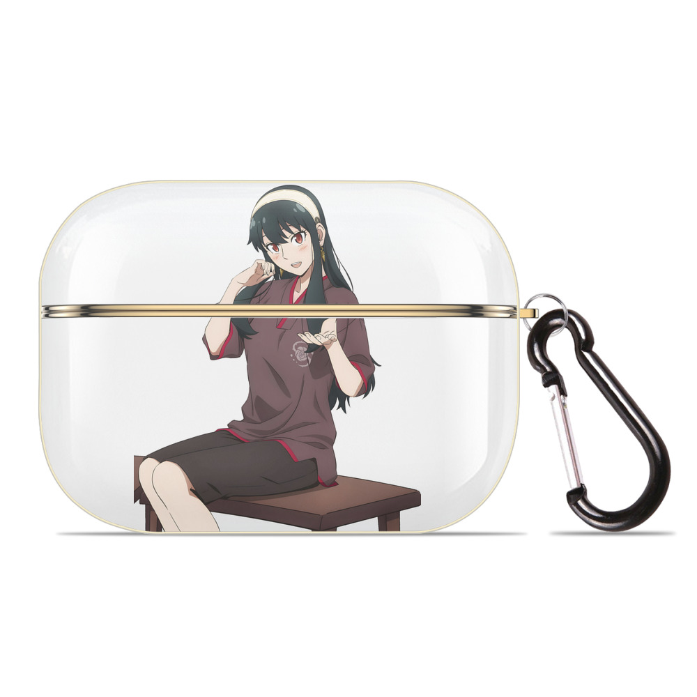 （画像用） SPY×FAMILY间谍家家酒 【AirPods Pro用】ハードシェル保護ケース｜耐衝撃・防指紋・カラビナ付き商品仕様