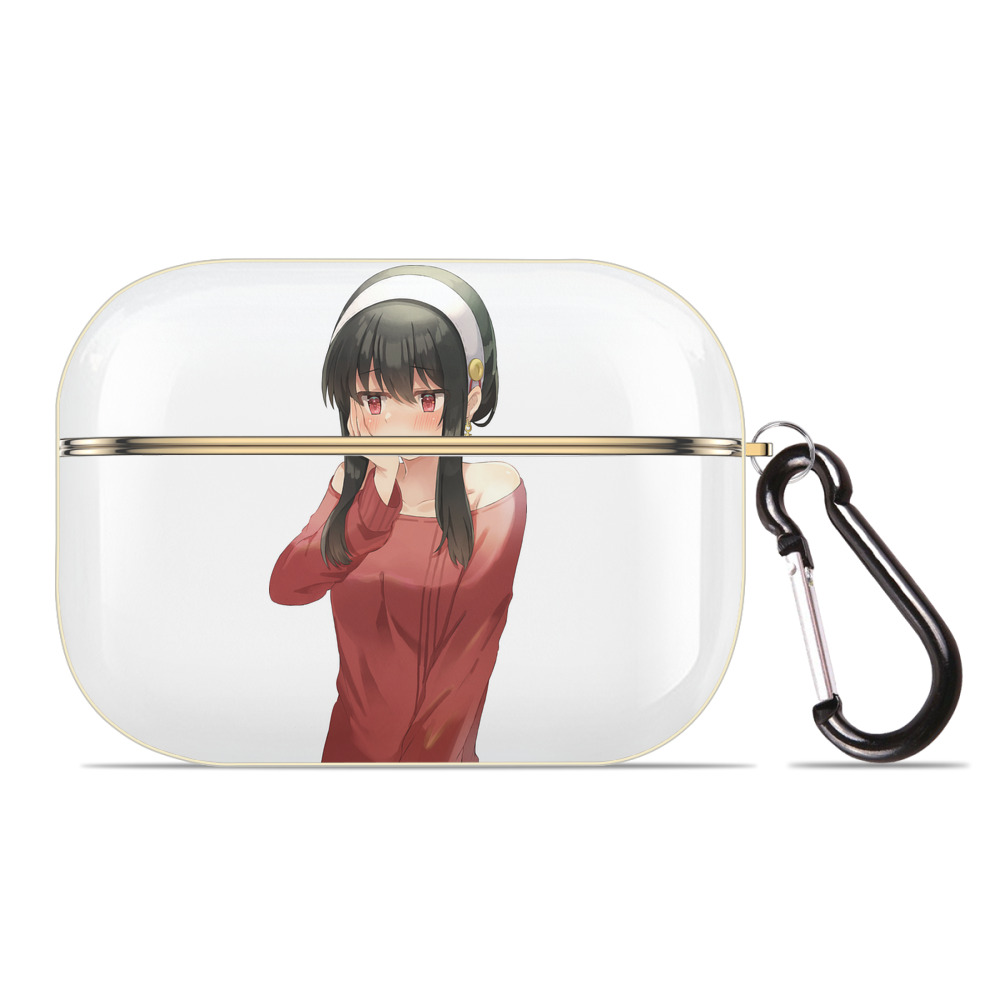 （画像用） SPY×FAMILY间谍家家酒 【AirPods Pro用】ハードシェル保護ケース｜耐衝撃・防指紋・カラビナ付き商品仕様