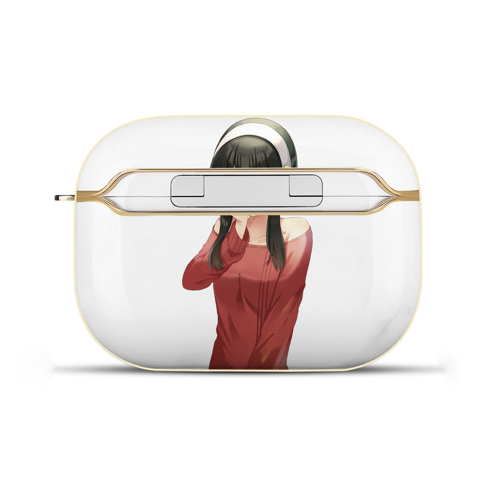 （画像用） SPY×FAMILY间谍家家酒 【AirPods Pro用】ハードシェル保護ケース｜耐衝撃・防指紋・カラビナ付き商品仕様