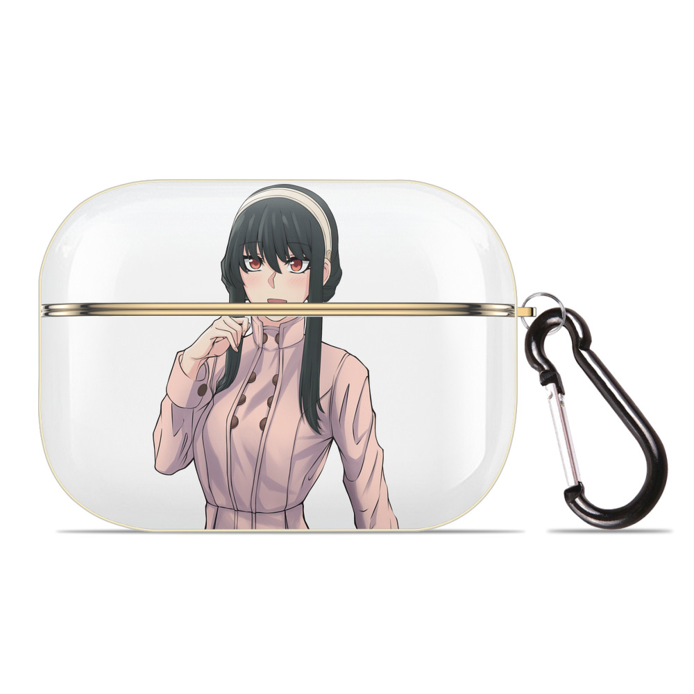（画像用） SPY×FAMILY间谍家家酒 【AirPods Pro用】ハードシェル保護ケース｜耐衝撃・防指紋・カラビナ付き商品仕様