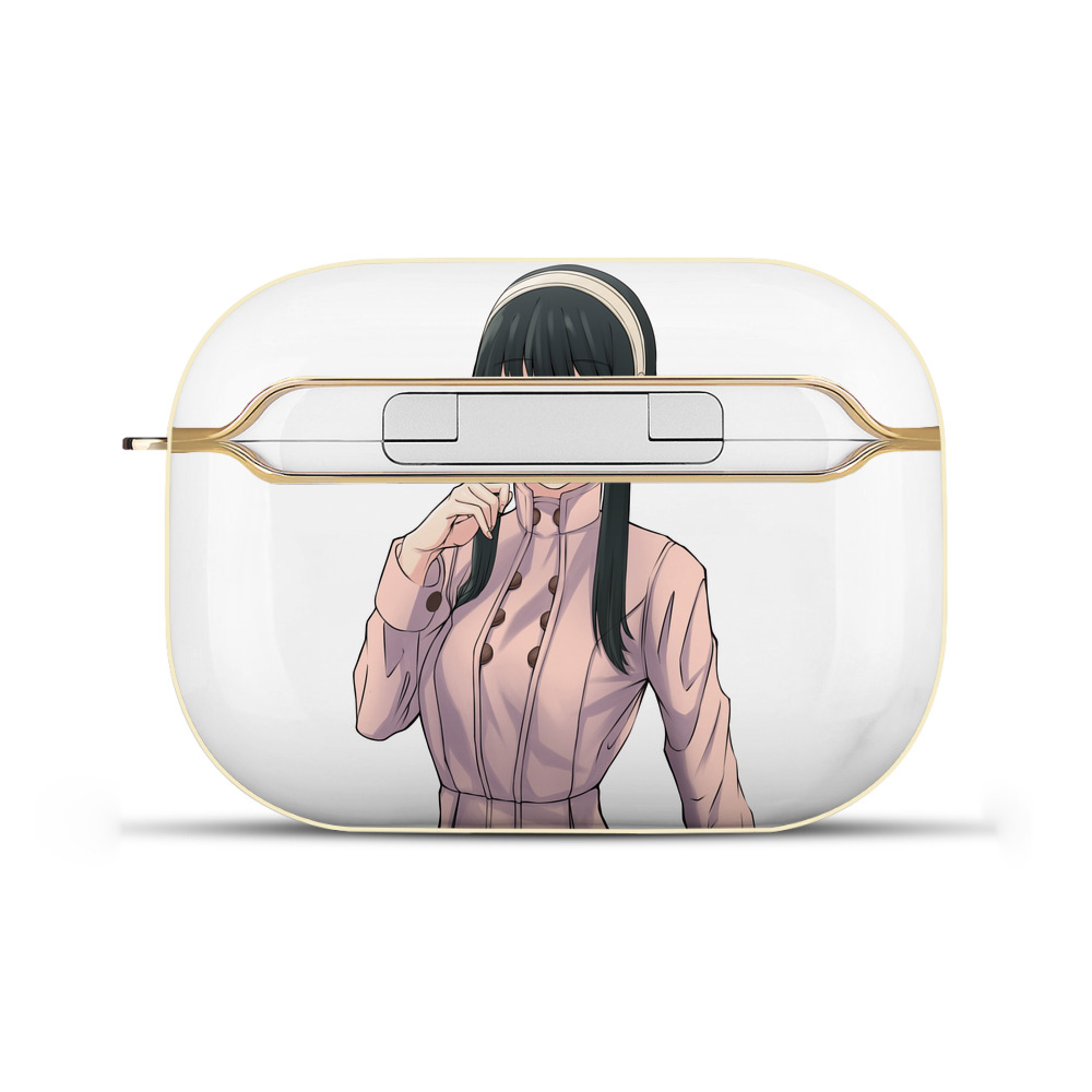 （画像用） SPY×FAMILY间谍家家酒 【AirPods Pro用】ハードシェル保護ケース｜耐衝撃・防指紋・カラビナ付き商品仕様