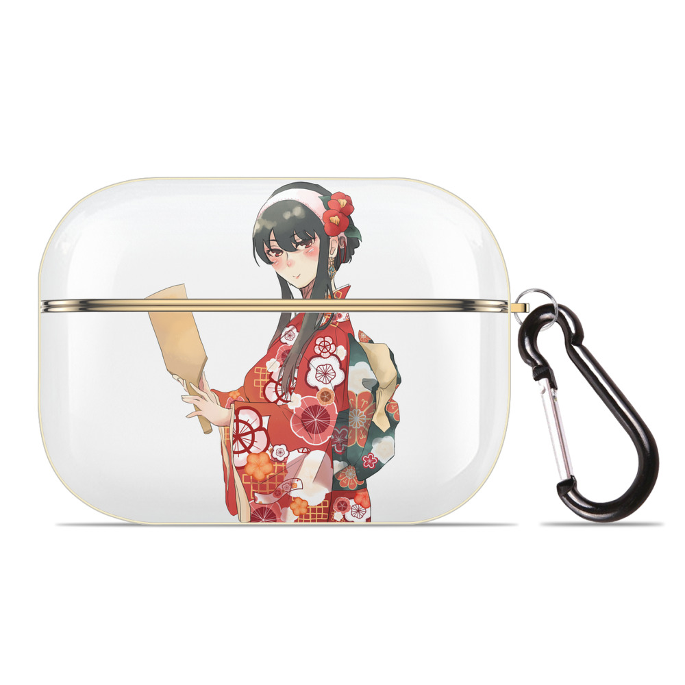 （画像用） SPY×FAMILY间谍家家酒 【AirPods Pro用】ハードシェル保護ケース｜耐衝撃・防指紋・カラビナ付き商品仕様