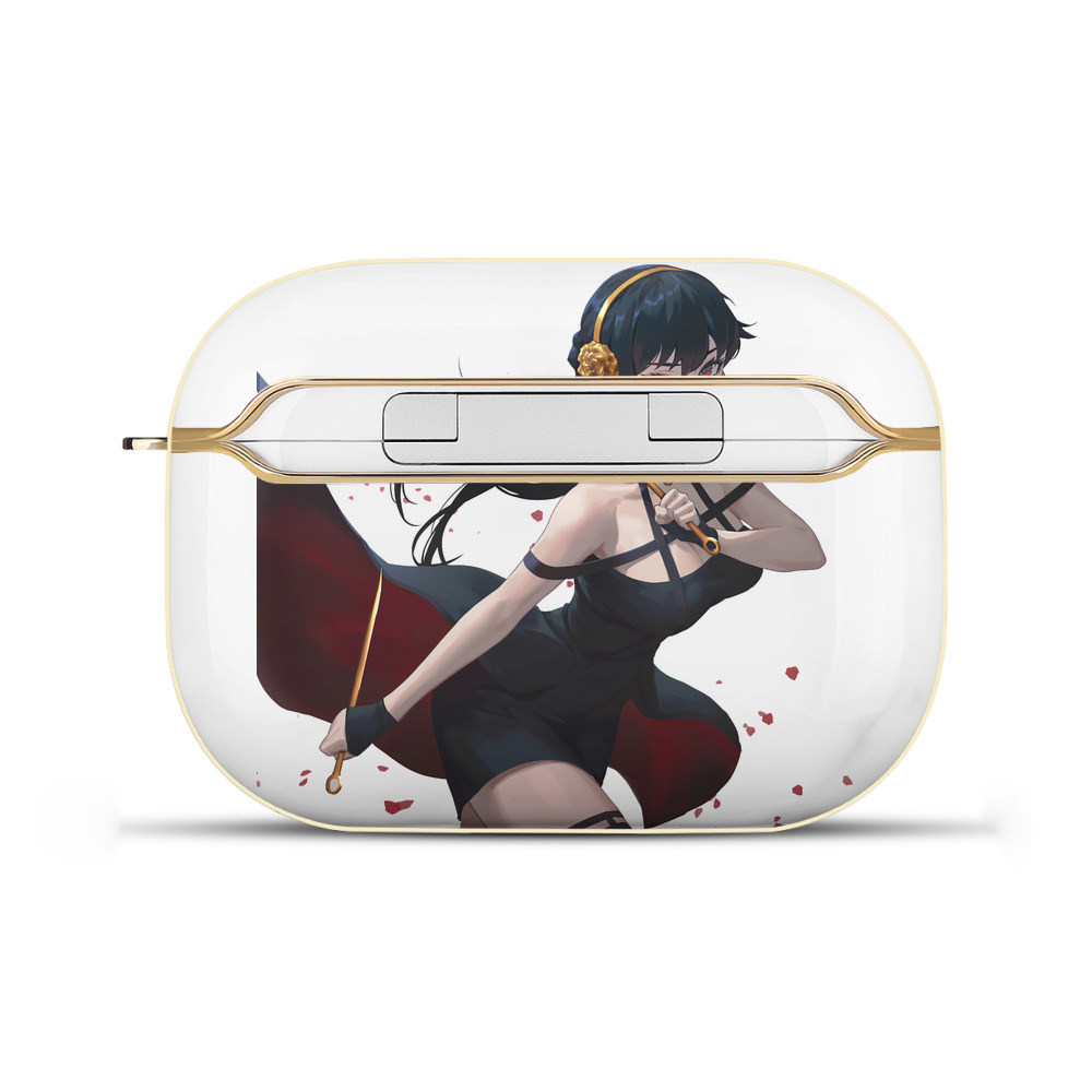 （画像用） SPY×FAMILY间谍家家酒 【AirPods Pro用】ハードシェル保護ケース｜耐衝撃・防指紋・カラビナ付き商品仕様