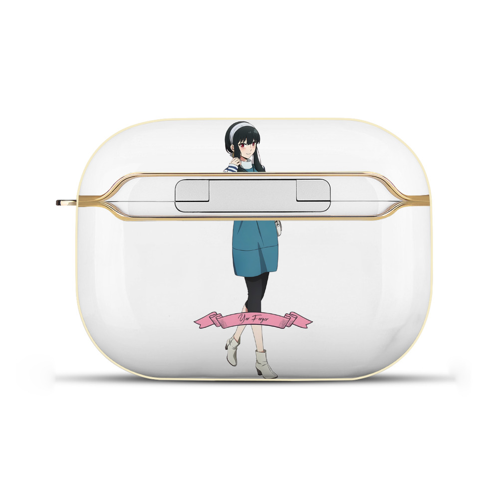 （画像用） SPY×FAMILY间谍家家酒 【AirPods Pro用】ハードシェル保護ケース｜耐衝撃・防指紋・カラビナ付き商品仕様