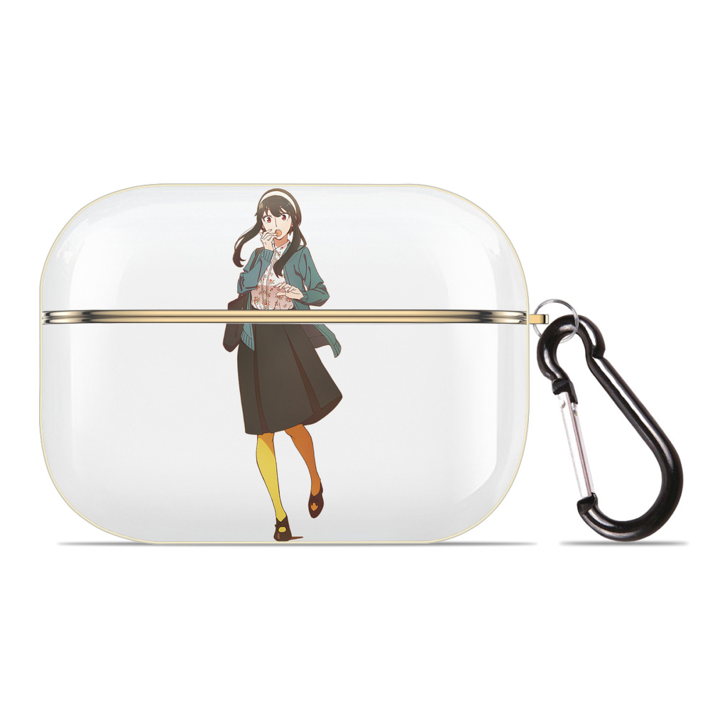 （画像用） SPY×FAMILY间谍家家酒 【AirPods Pro用】ハードシェル保護ケース｜耐衝撃・防指紋・カラビナ付き商品仕様
