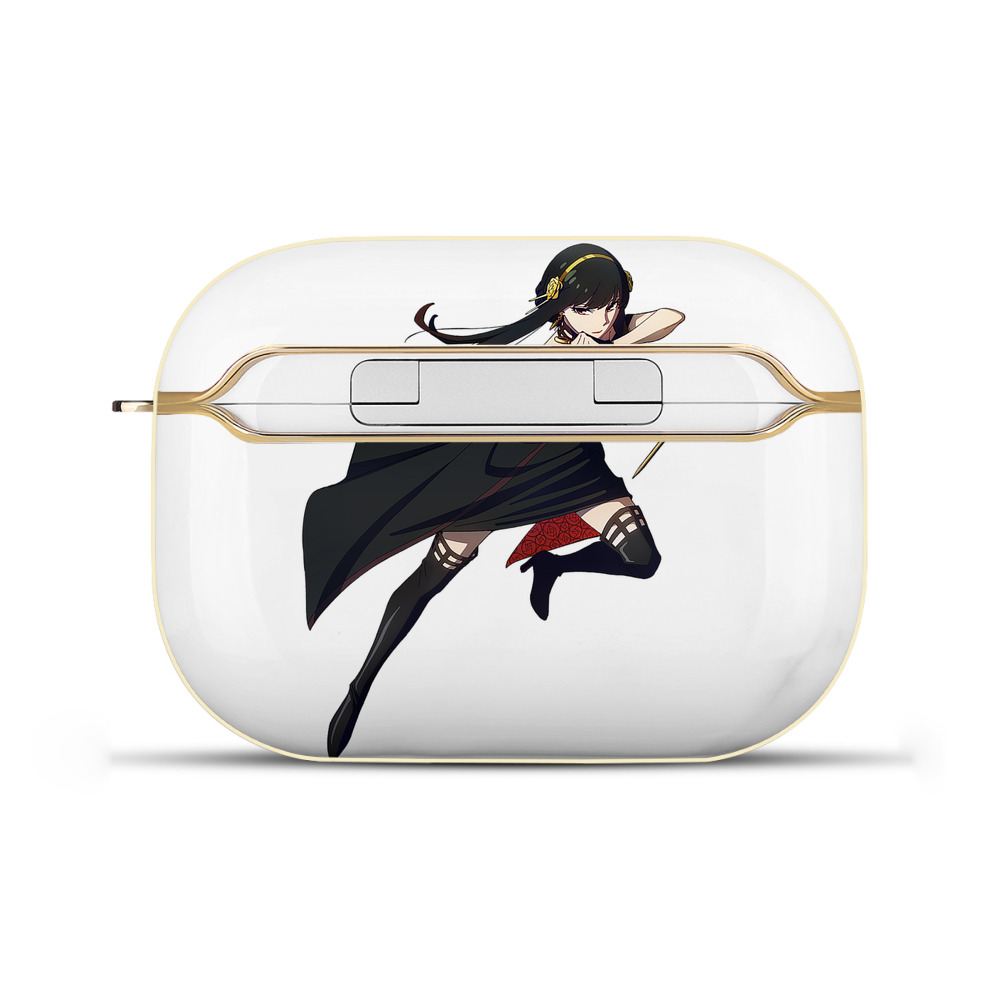 （画像用） SPY×FAMILY间谍家家酒 【AirPods Pro用】ハードシェル保護ケース｜耐衝撃・防指紋・カラビナ付き商品仕様
