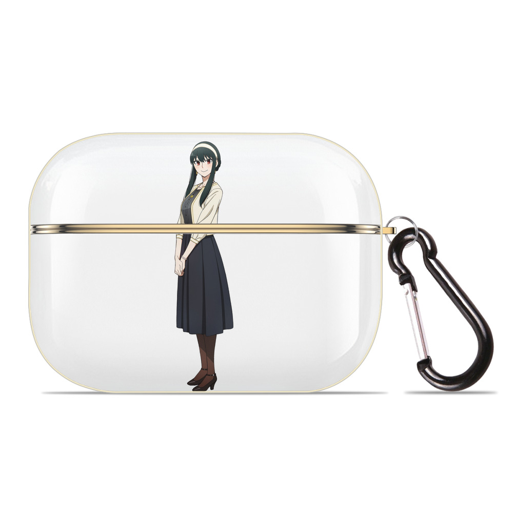 （画像用） SPY×FAMILY间谍家家酒 【AirPods Pro用】ハードシェル保護ケース｜耐衝撃・防指紋・カラビナ付き商品仕様