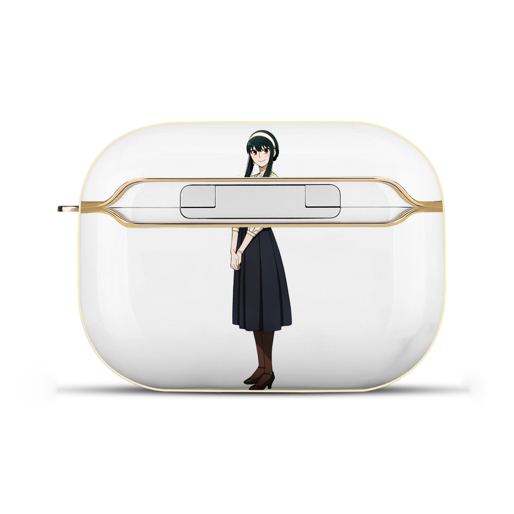 （画像用） SPY×FAMILY间谍家家酒 【AirPods Pro用】ハードシェル保護ケース｜耐衝撃・防指紋・カラビナ付き商品仕様