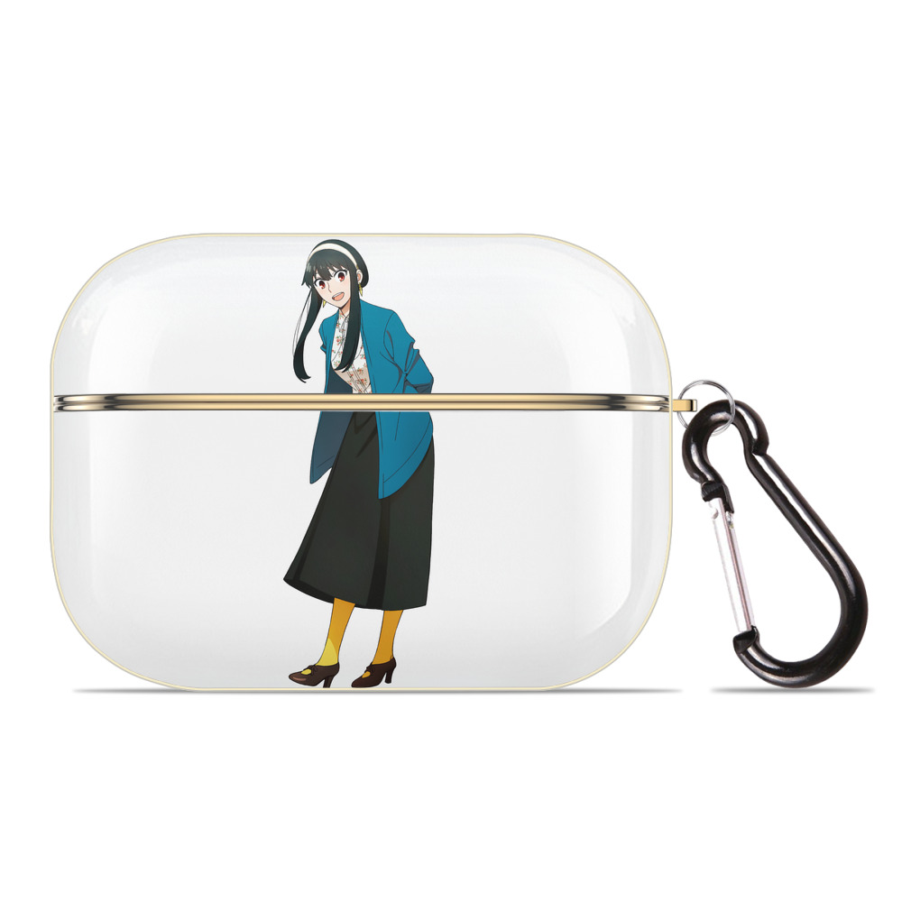 （画像用） SPY×FAMILY间谍家家酒 【AirPods Pro用】ハードシェル保護ケース｜耐衝撃・防指紋・カラビナ付き商品仕様